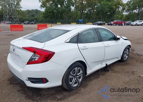 2018 Honda Civic Lx from USA, damaged, VIN 19XFC2F53JE204199